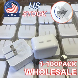 For iPhone iPad Macbook Air 35W USB C Power Adapter Cube Fast Charger Wholesale - Picture 1 of 15
