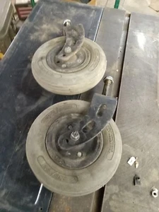 2 Hoveround Power Wheelchair MPV5 Forks & Casters wheels tires 200x50 PR1MO - Picture 1 of 7