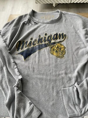 Retro Brand University of Michigan Long Sleeve Sweatshirt USA Size Large - Image 1 of 4