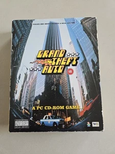 Grand Theft Auto Big Box PC CD-ROM Game with MAPS / Retro Vintage Rockstar Games - Picture 1 of 12