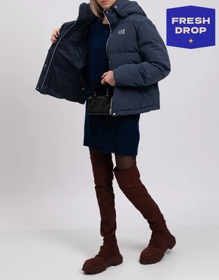 PVP €330 EMPORIO ARMANI EA7 Chaqueta Puffer Talla L ARDOR Resistente al Agua Transpirable Foto 1 de 4