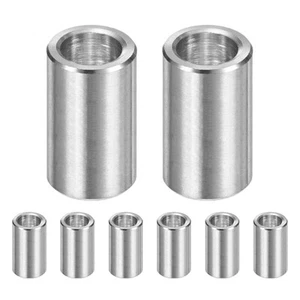 8PCS M8 Stainless Steel Spacers 8mm ID x 12mm OD x 20mm l for Screws Bolts - Picture 1 of 6