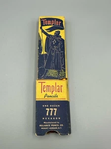 Original NOS Templar  No 3 4 Pencils 777 Hexagon 10 Orig Box - Picture 1 of 8