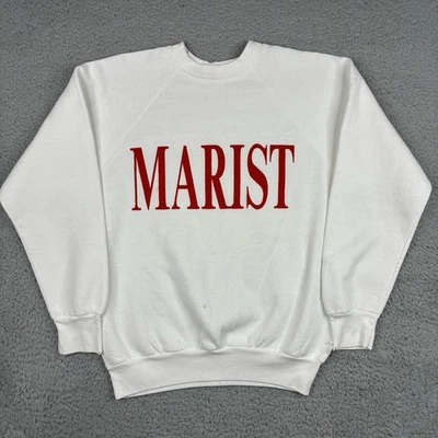 Sudadera Raglán Marista Años 70 De Colección Para Hombre’s M Se Ajusta Pequeña Colegiata Pacífico EE. UU. Foto 1 de 4