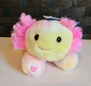 Build A Bear Mini Beans Rainbow Tie Dye Axolotl Limited Edition - Picture 1 of 6