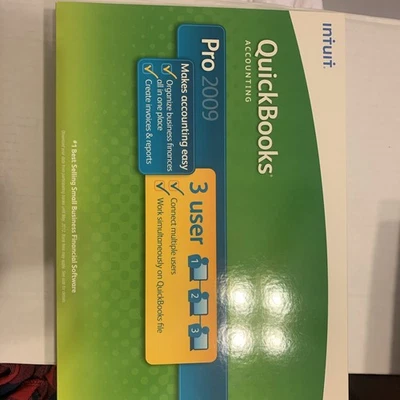 CD Intuit QuickBooks Accounting Pro 2009 para Windows XP/Vista Foto 1 de 3