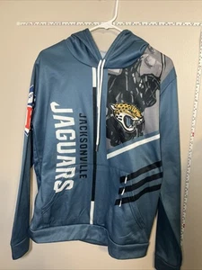 Jacksonville Jaguars Hooded Jacket Large - Picture 1 of 7
