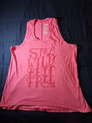 Camiseta sin mangas The North Face para mujer espalda deportiva talla L rosa elástica cuello redondo Foto 1 de 4