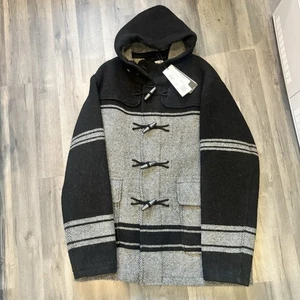 C.P. Company checked virgin-wool duffle coat Large /IT 50 Brand New RRP£1,355 - Picture 1 of 13