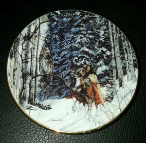 Faces of the Spirits KEEPER OF THE SECRET Mini Plate Julie Kramer Cole #4145A - Picture 1 of 2