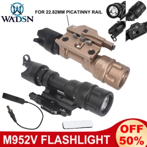Wadsn M952V Flashlight Strobe White LED Hunting Scout Lamp 400Lumen+Dual Switch - Picture 1 of 14