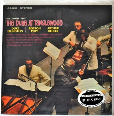 AUDIOPHILE CLASSIC RECORDS STEREO USA DUKE ELLINGTON At Tanglewood SV-P 200g SS - Image 1 of 2