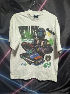 Vtg 1995 NASCAR Bill Elliott Batman Forever McDonalds Beware Single Stitch Shirt - Picture 1 of 8