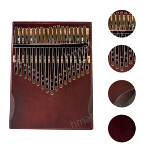 17 Keys Kalimba Thumb Piano Mahogany Solid Wood Body Mbira Musical Instrument - Picture 1 of 12