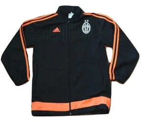 Juventus Fußball Sweatshirt Jacke Adidas Jungen 16 Jahre Jacket Jacke Schwarz - Bild 1 von 4