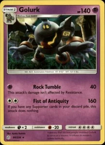 2x (SM12-090) Golurk Rare Pokemon Cosmic Eclipse Card # 90 - Picture 1 of 1
