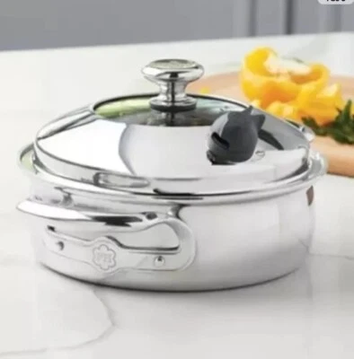 Princess House VIDA SANA UTENSILIOS DE COCINA DE ACERO INOXIDABLE DE 5 CAPAS 2,5 cuartos Cazuela 5561 Foto 1 de 3