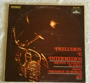 Orquesta Filarmonía de España ‎– Preludios E Intermedios No. 8  Alhambra LP 1973 - Picture 1 of 7