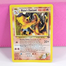 Pokemon Card Blaine's Charizard Gym Challenge 2/132 Holo Rare WotC
