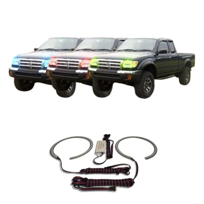 RGB Multi Color CHS Headlight Halo kit for Toyota Tacoma 98-00 Foto 1 de 4
