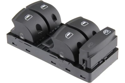 Interruptor de ventana de puerta delantero izquierdo URO para Audi A3 Quattro 2006-2010 Foto 1 de 4
