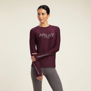 ARIAT LUMINA LONG SLEEVE TEE LADIES YARD RIDING TOP **SALE** RRP £45 - Picture 1 of 5