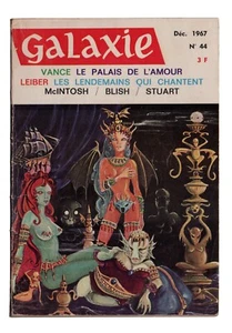 Revue GALAXIE n°44 VANCE / LEIBER / McINTOSH / BLISH / STUART DECEMBRE 1967 - Imagen 1 de 3