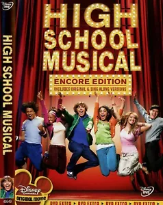 High School Musical DVD (Region 1) VGC Encore Edition Disney NEW CASE - Picture 1 of 3