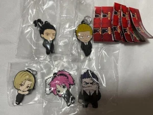 Hunter x Hunter figure rubber key chain Phinks Machi set 5 lot Japan anime m500 - Picture 1 of 3
