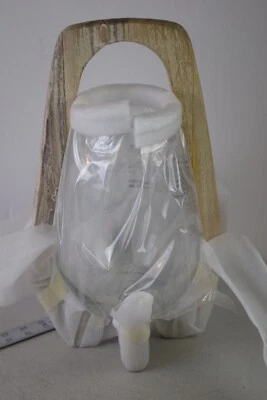 Linterna de madera Pottery Barn de mediados de siglo Foto 1 de 2