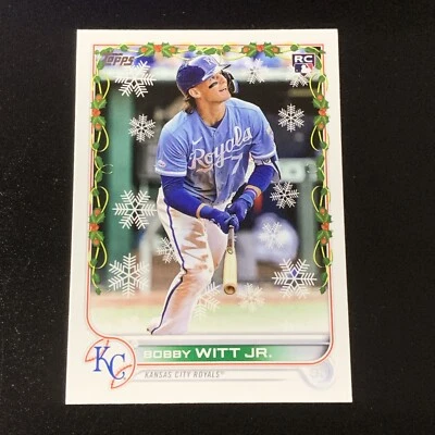2022 Topps Holiday Bobby Witt Jr. Rookie Snowflakes #HW150 Kansas City Royals - Image 1 of 2