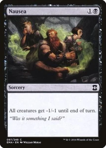 1x Nausea NM Eng MTG - Eternal Masters - Picture 1 of 1