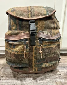 Vintage Rare Eastpak Southwestern Native Navajo Wool Backpack 0766 USA - Picture 1 of 13