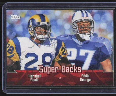 2000 Topps #TC8 Marshall Faulk / Eddie George Combos — 第 1/2 张图片