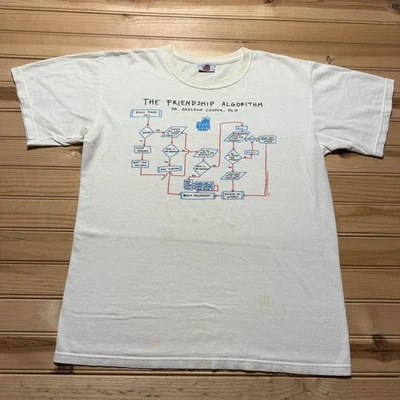Camisa Gráfica Y2K The Big Bang Theory Sheldon Cooper Algoritmo de Amistad Grande Foto 1 de 4