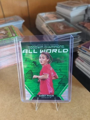 2024 Upper Deck Goodwin Champions All-World Кейси Фэйр #AW-3 зеленый /99 (RC) - Изображение 1 из 2