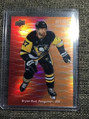 2023-24 UD Allure Color Flow Red-Orange Bryan Rust - Image 1 of 2