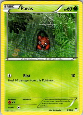 Pokemon | Generations | Paras | 6/83 | Normal | NM - Image 1 of 2