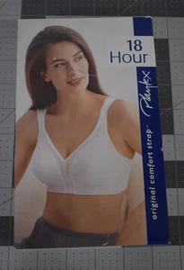 Vintage Playtex 18 Hour Comfort Strap Soft Cup Bra 42D White #4693 New NIB 1990s - Picture 1 of 12