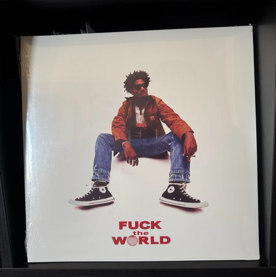 Brent Faiyaz Fuck The World 5 Year Anniversary Red Vinyl LP/1000 - Image 1 of 2