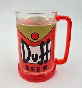 Taza de bebida de plástico Simpson's Duff Beer grande doble cara marca de cerveza Duff - Imagen 1 de 4
