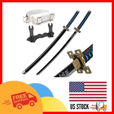 Espada Katana Muichiro 41,34 pulgadas Perfectamente Elaborada - Anime Cosplay Esencial Foto 1 de 4