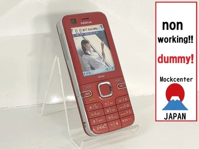 【¡Maniquí!】 NOKIA NM706i NTT-DOCOMO Japón (color rojo) teléfono celular no funciona Foto 1 de 2