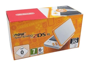 New Nintendo 2DS XL Konsole  in Weiß/Orange mit NFC amiibo - OVP & Neu - Bild 1 von 5