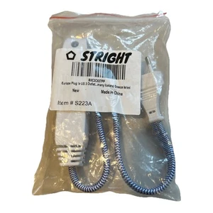 Stright Europe Plug to US 3 Outlet S223A (C2) - Picture 1 of 3