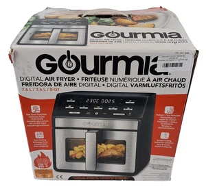 Friggitrice ad aria digitale Gourmia 7,6L con luce e finestra modello GAF818 nuova con scatola - Foto 1 di 4