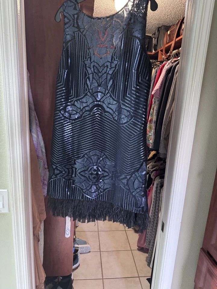 短袖条纹连身裙 — 第 1/4 张图片