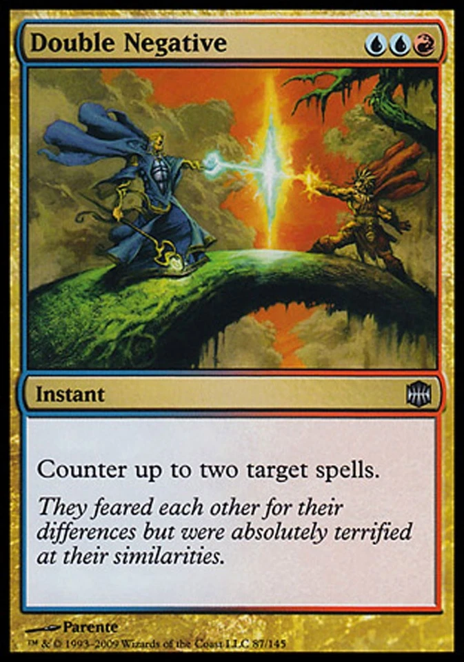 Double Negative 2x FOIL ARB MTG Alara Reborn Uncommon MINT blue red - Image 1 of 1