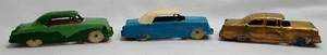 Lote de coches de juguete de plástico vintage F&F Mold & Die Works pintado - Imagen 1 de 11