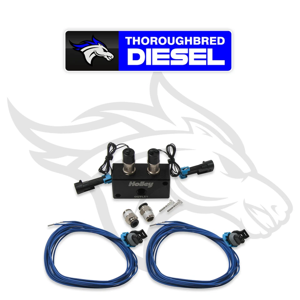 Holley EFI 557-201 High Flow Dual Solenoid Boost Control Kit - Image 1 of 1